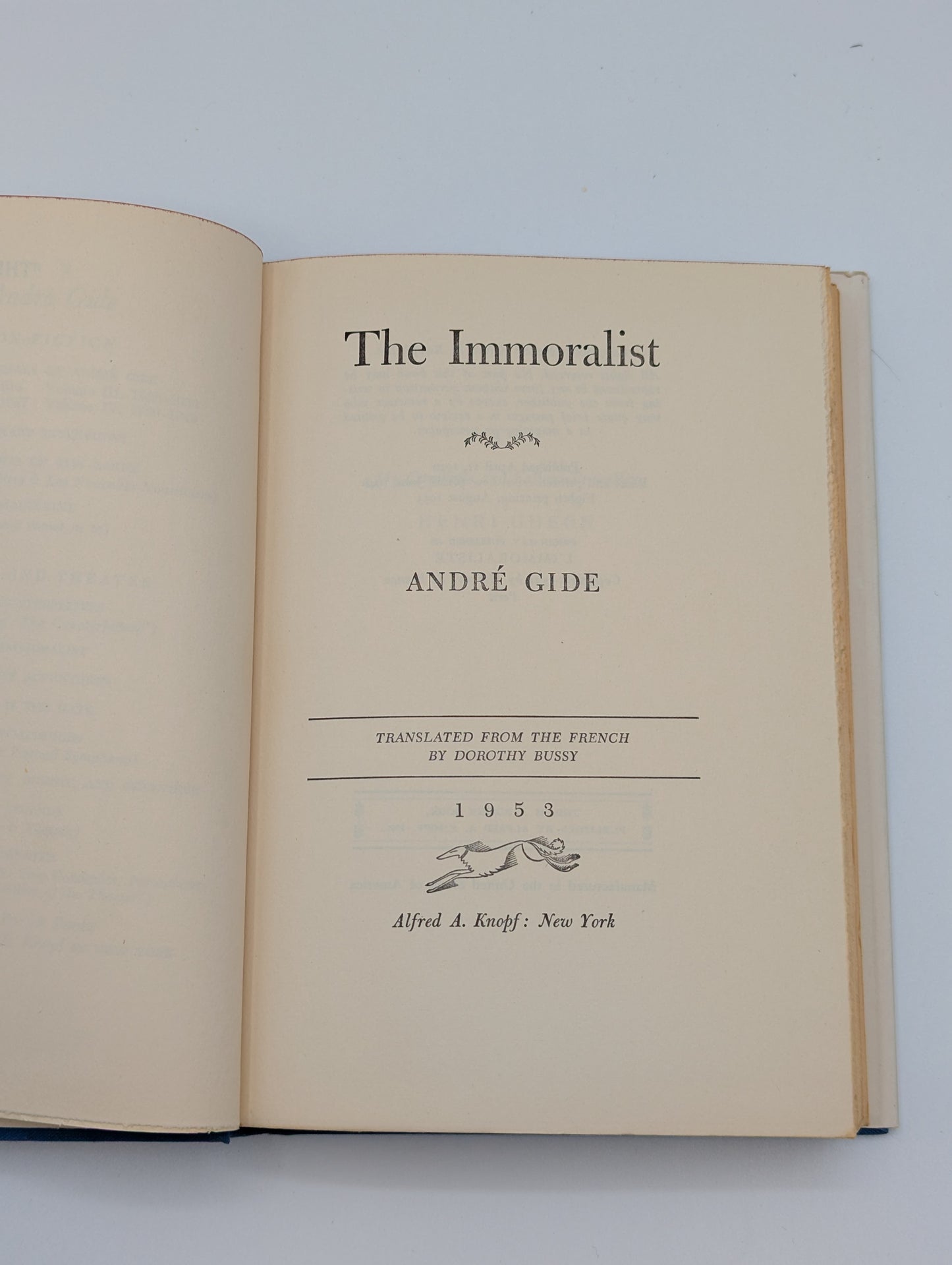 The Immoralist
