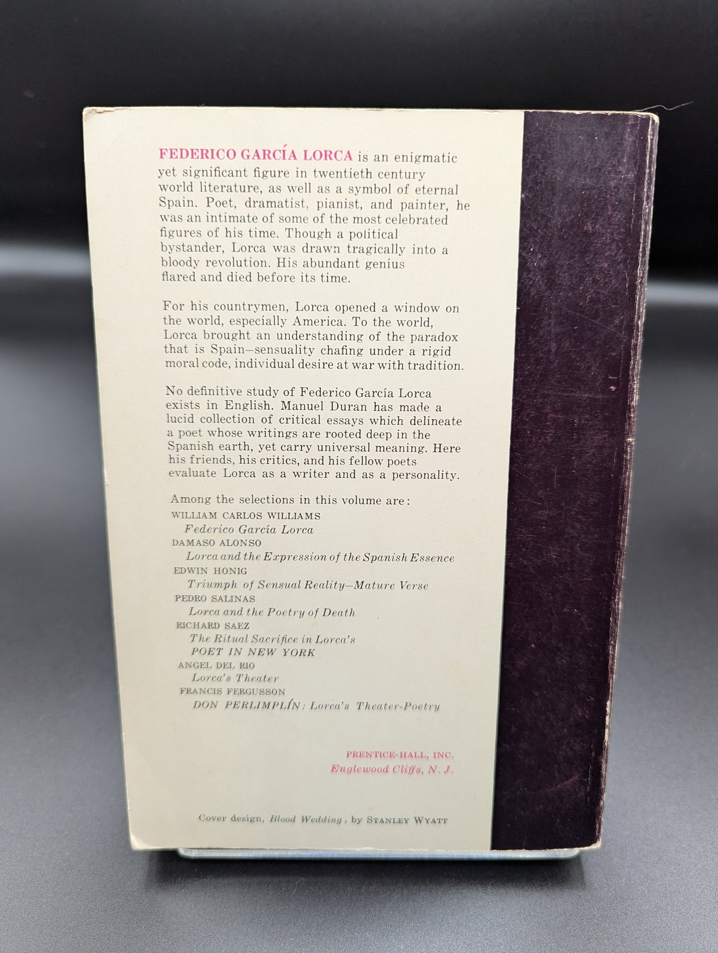 Lorca: A Collection of Critical Essays