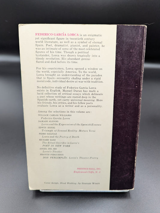 Lorca: A Collection of Critical Essays