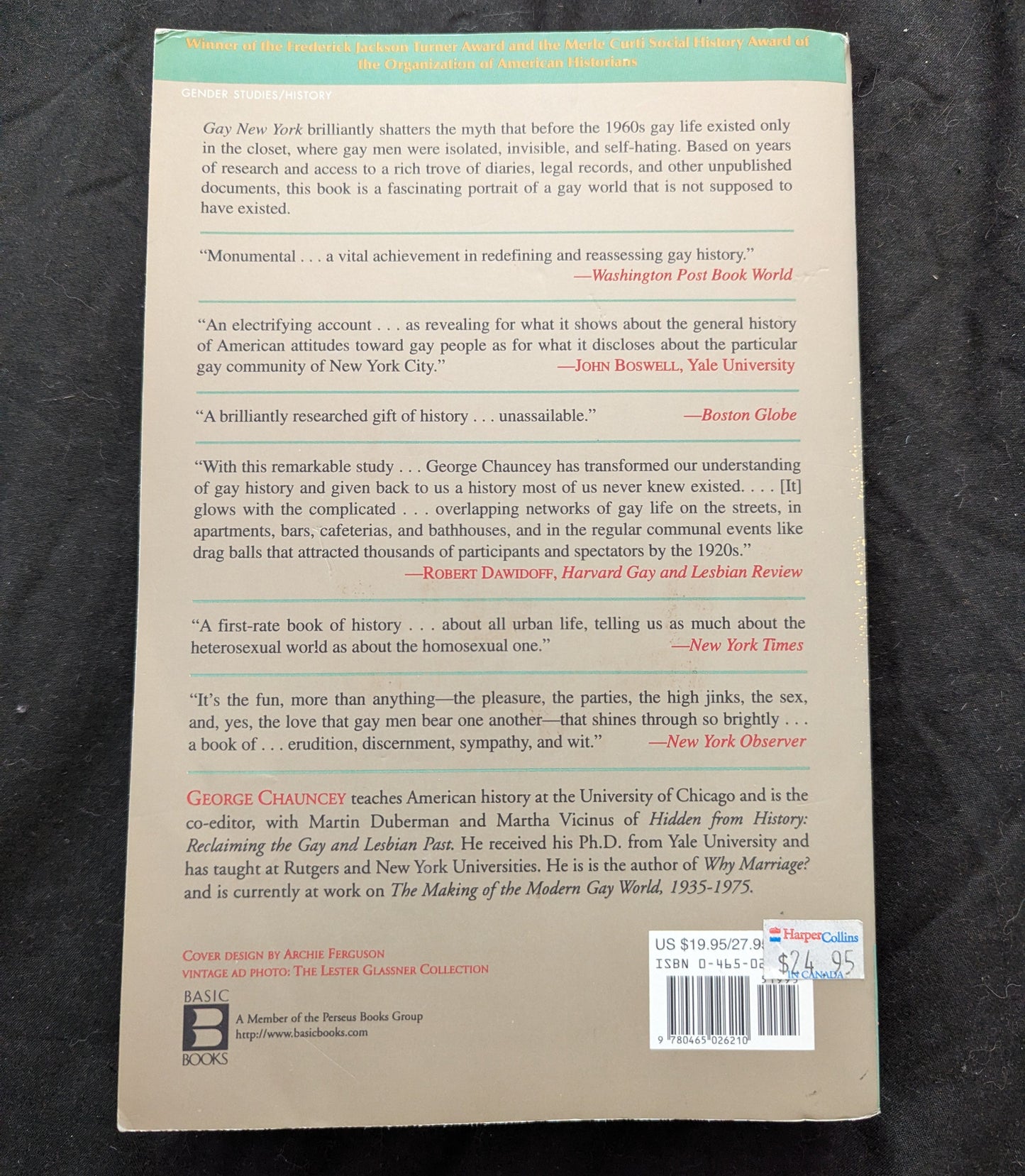 Gay New York : Gender, Urban Culture, and the Making of the Gay Male World 1890-1940