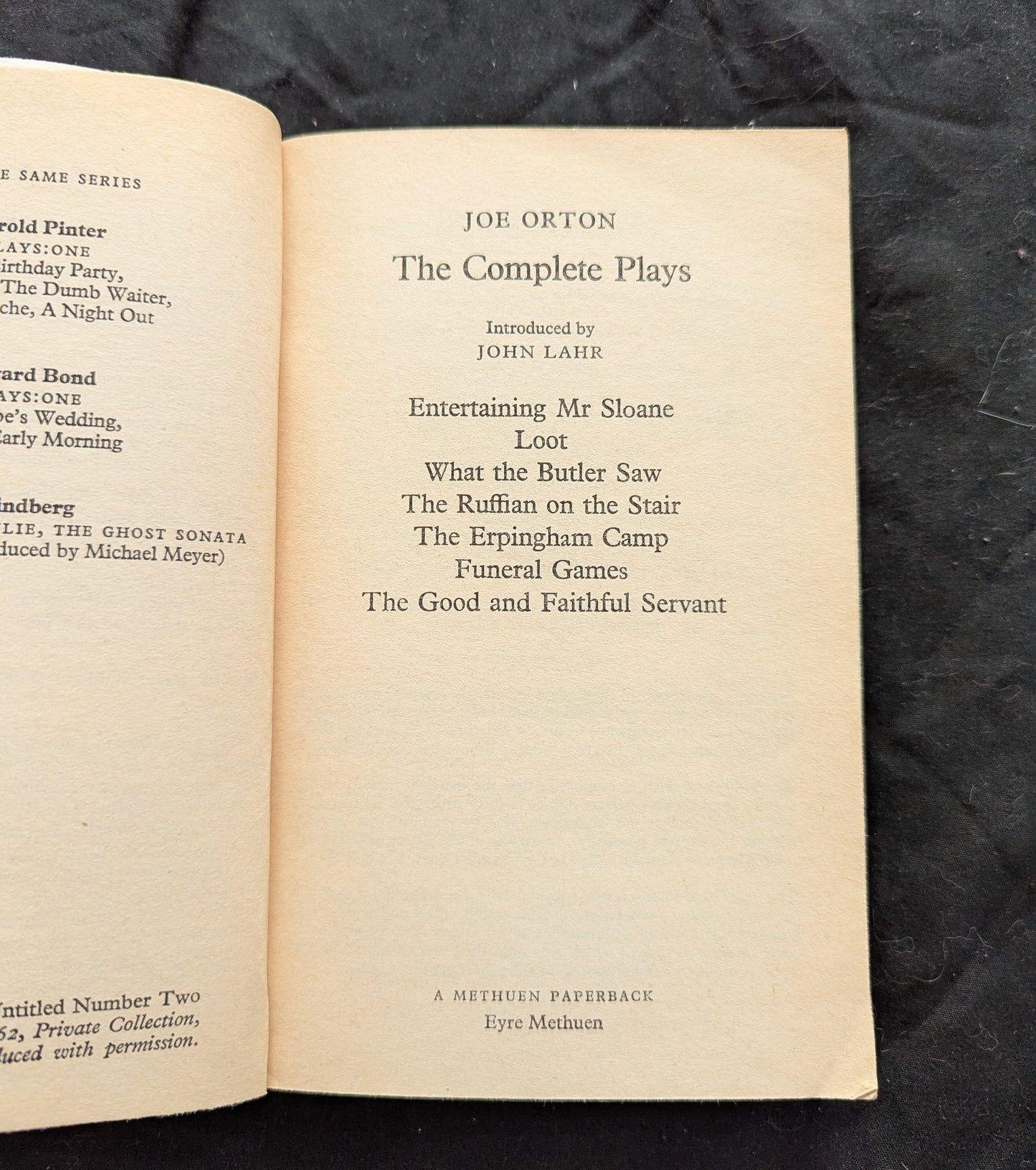 Orton : The Complete Plays