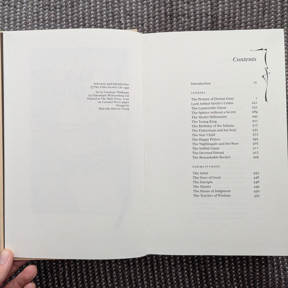 Oscar Wilde : Plays & Poems/Stories (2 Vols.)